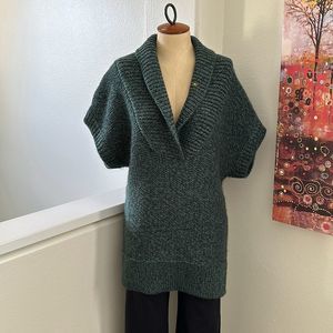 Fornarina NWOT Wool V Neck Sweater Dress Made in Itay Size M